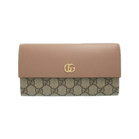 Gucci Continental Marmont Long Leather Wallet Bifold GG - Picture 1 of 5